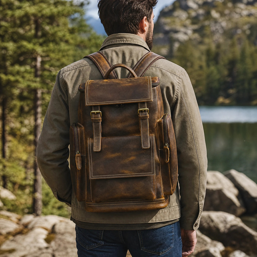 Sac à Dos Moto Vintage Imperméable - Utilisation GLOBALE