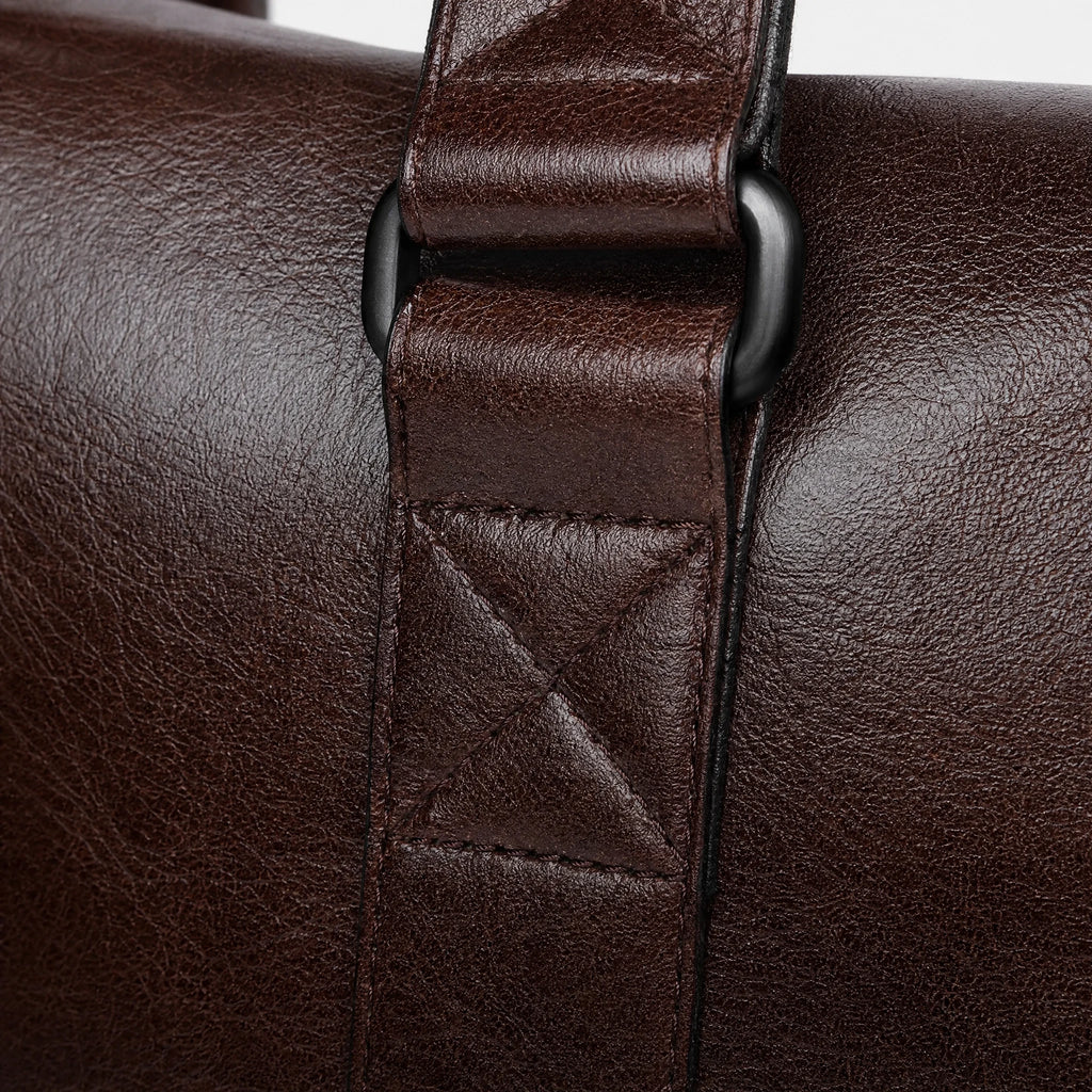 Sac Bowling Homme Vintage - close-up détail matière