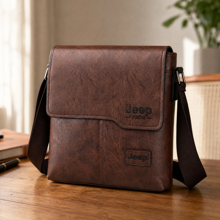 Sac Cuir Homme Vintage - produit en situation