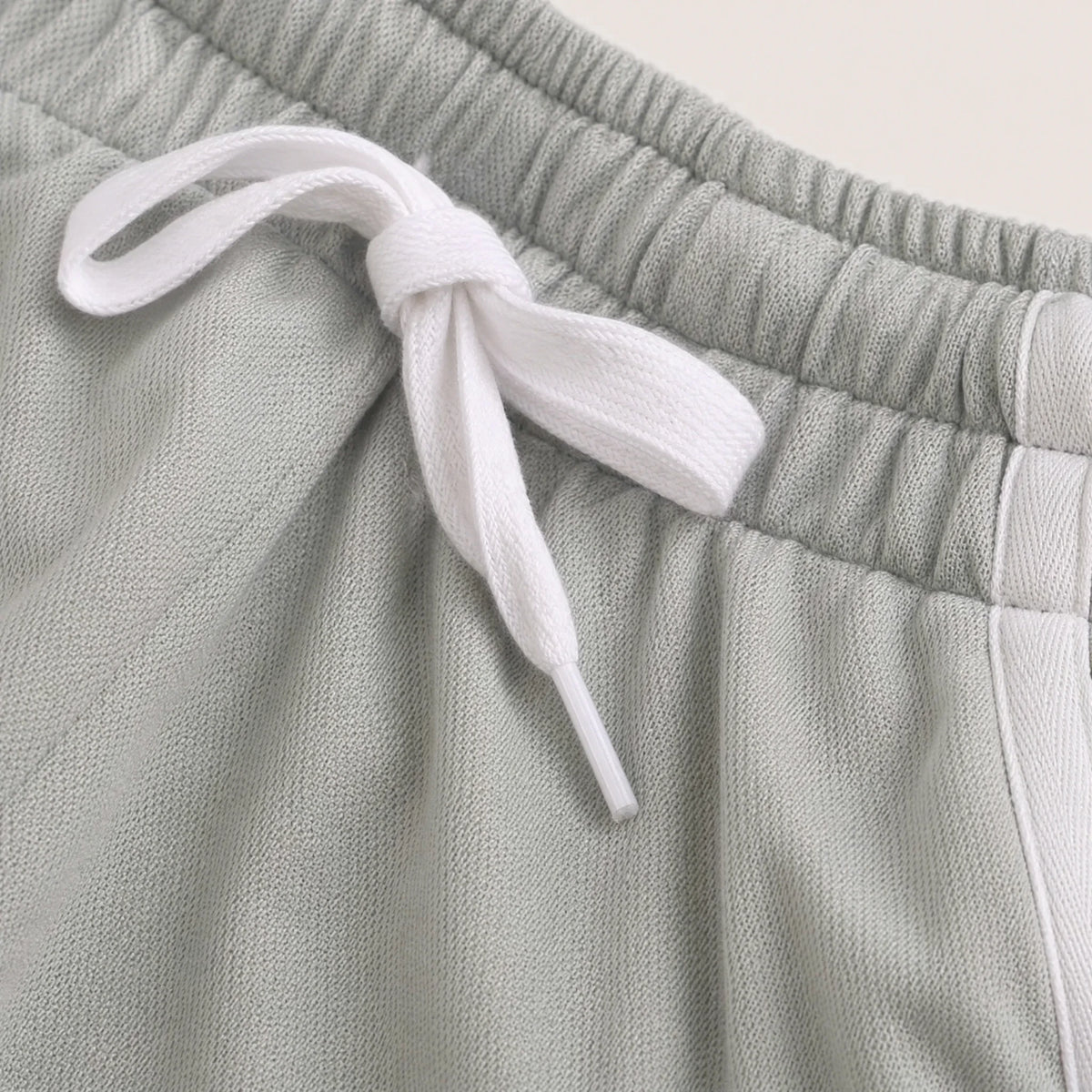 Short Court Football Années 80 - close-up détail matière