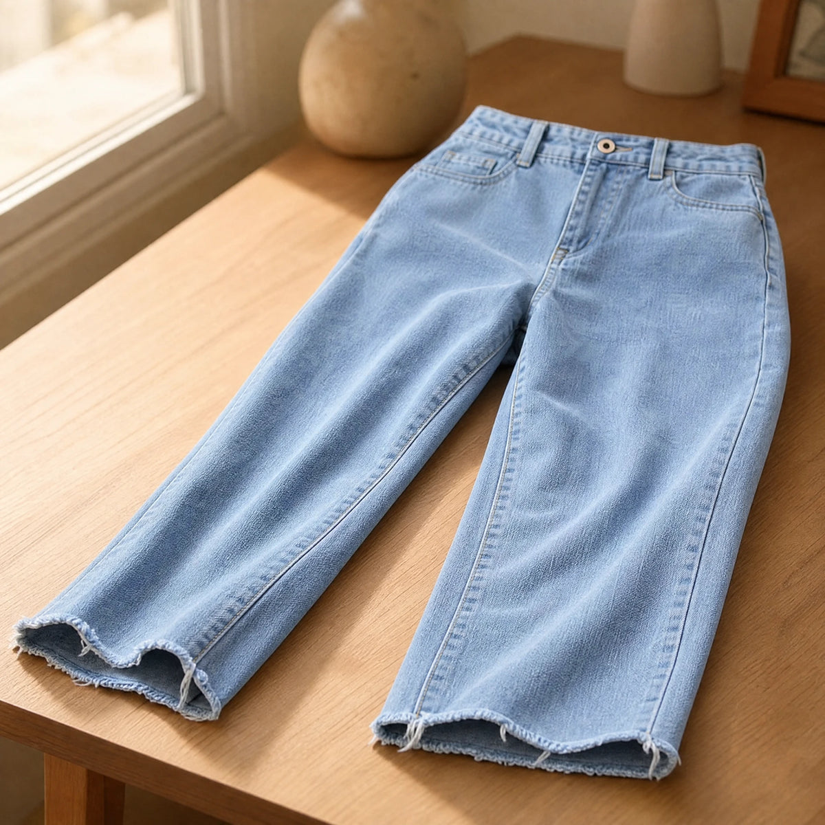 Style Année 80 Femme Jean - produit en situation