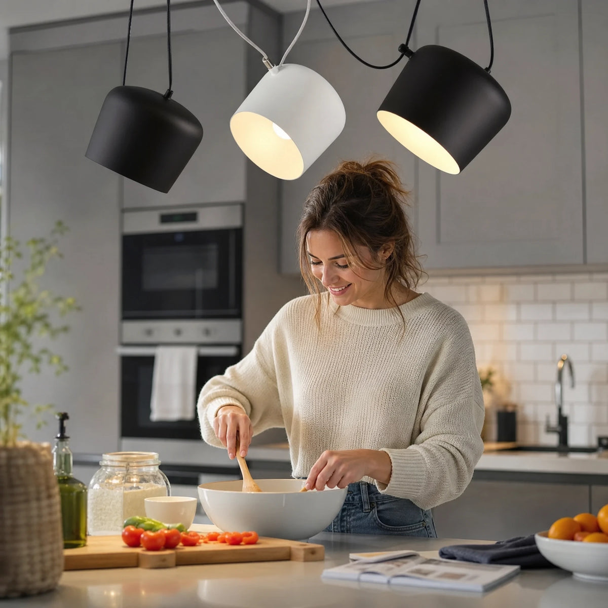 Suspension moderne tambour avec câble réglable - Utilisation GLOBALE