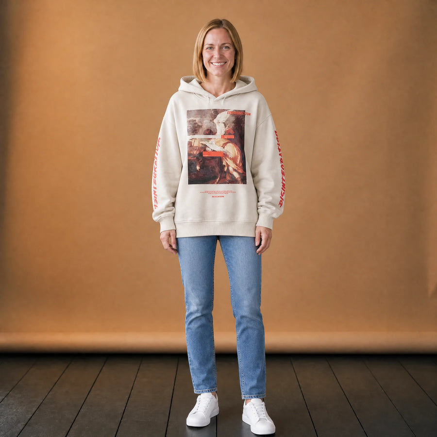 Sweat à capuche vintage avec impression artistique - VETEMENT Studio FEMME