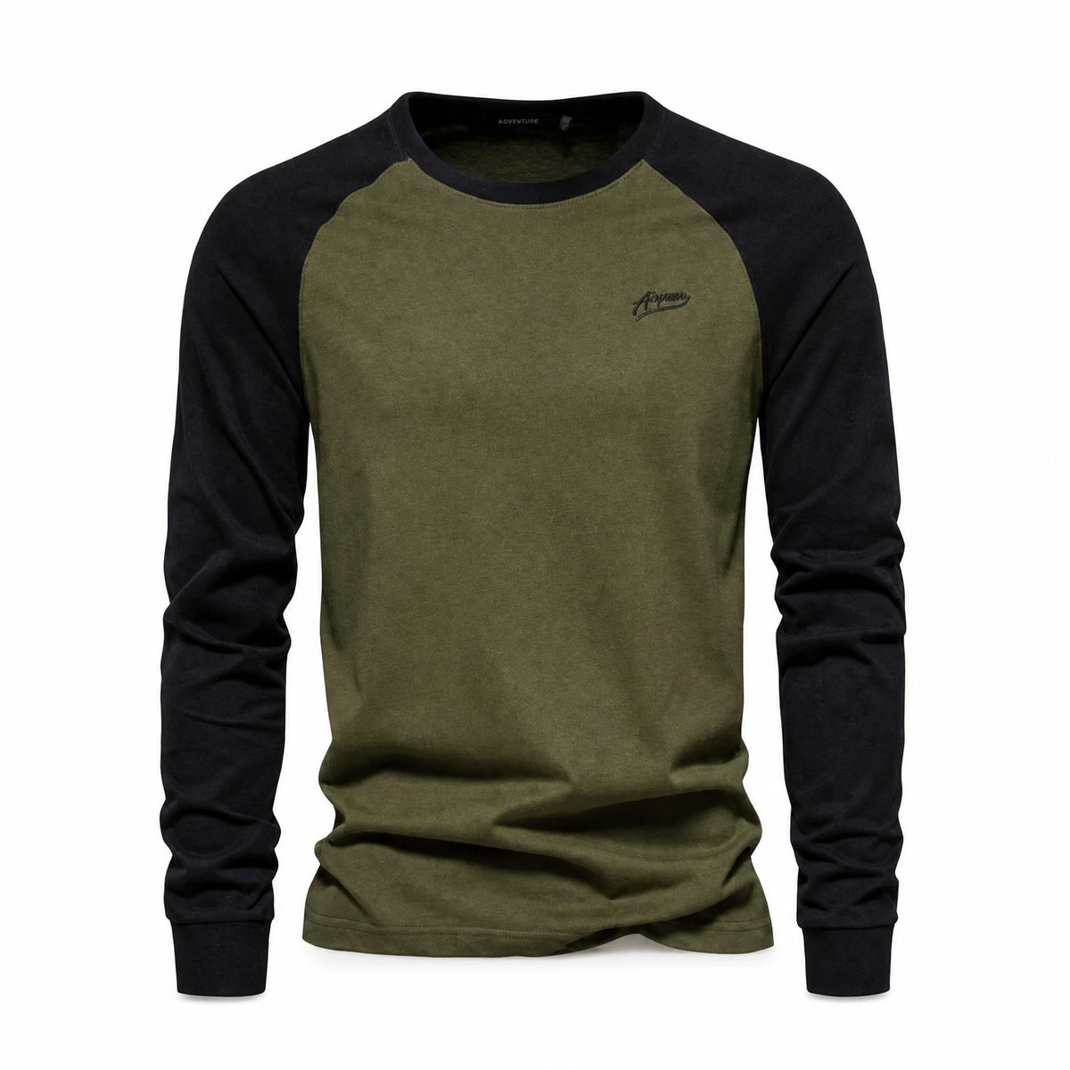 T-shirt raglan homme manches longues bicolore - image principale