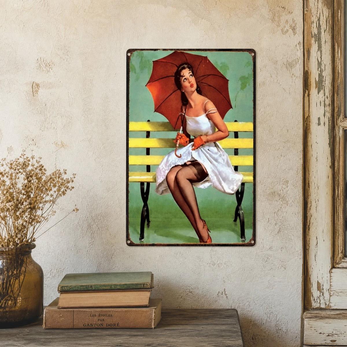 Tableau Vintage Pin-Up - ITEM MURAL