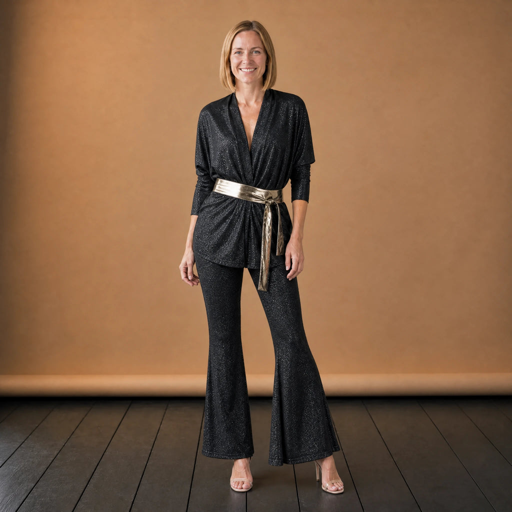 Tenue Disco Année 80 Femme Noire - VETEMENT Studio FEMME