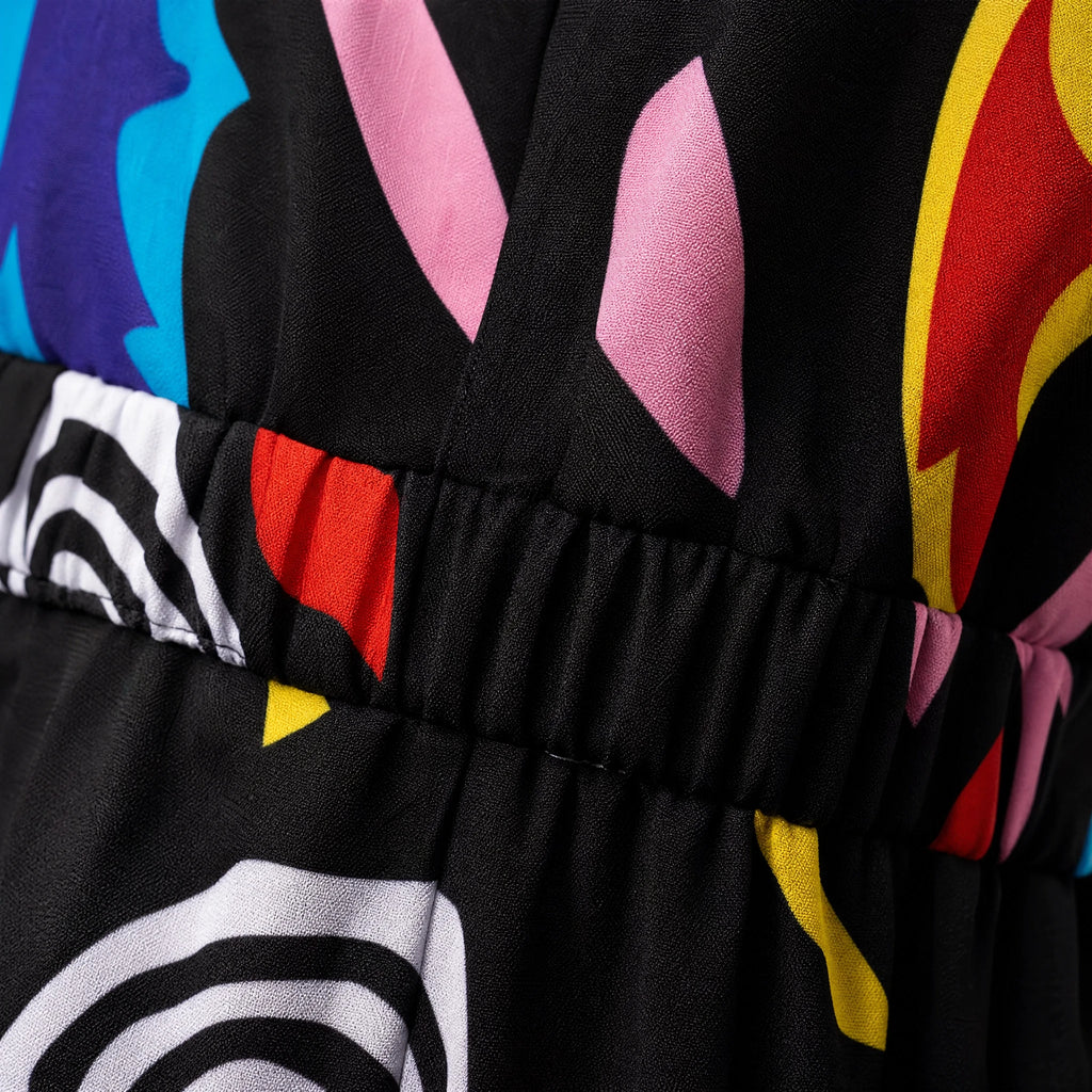 Tenue Élégante Année 80 Femme - close-up détail matière