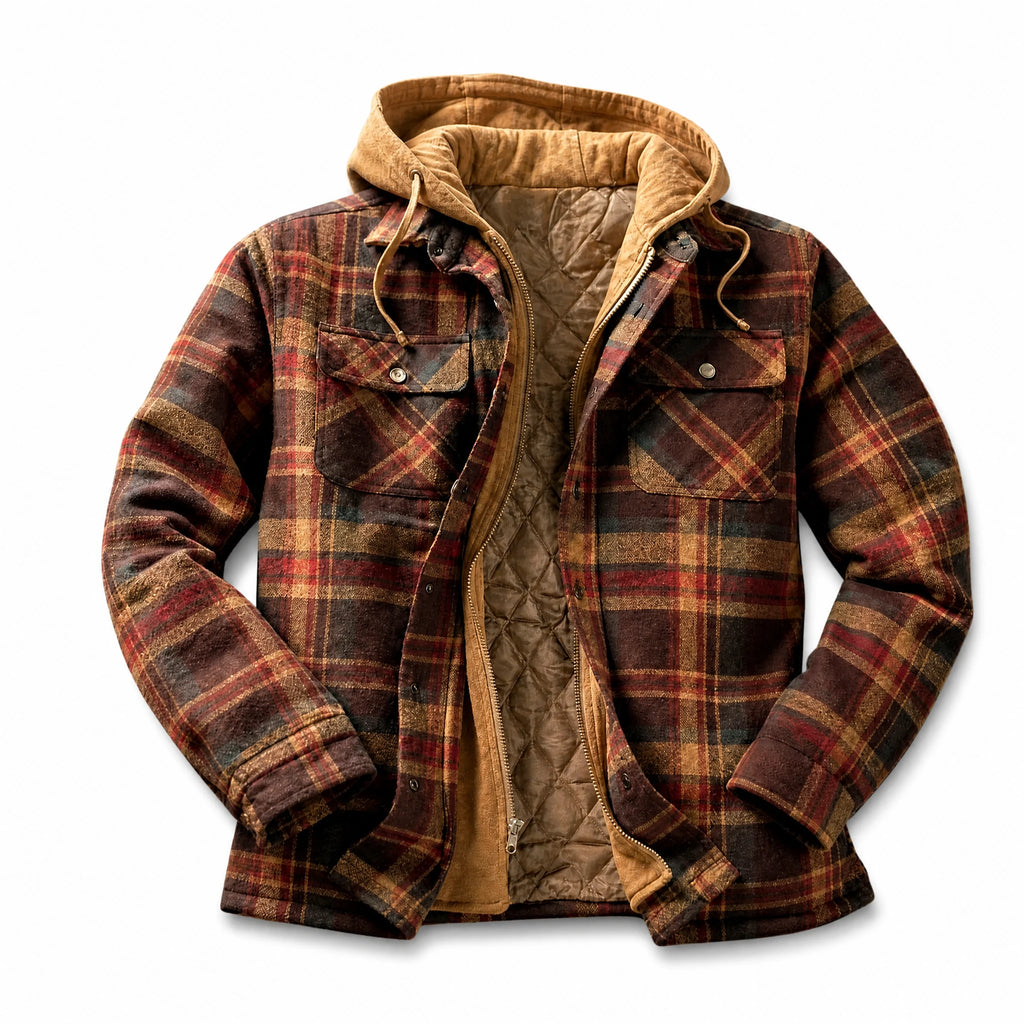 Veste à Carreaux Homme Vintage - image principale