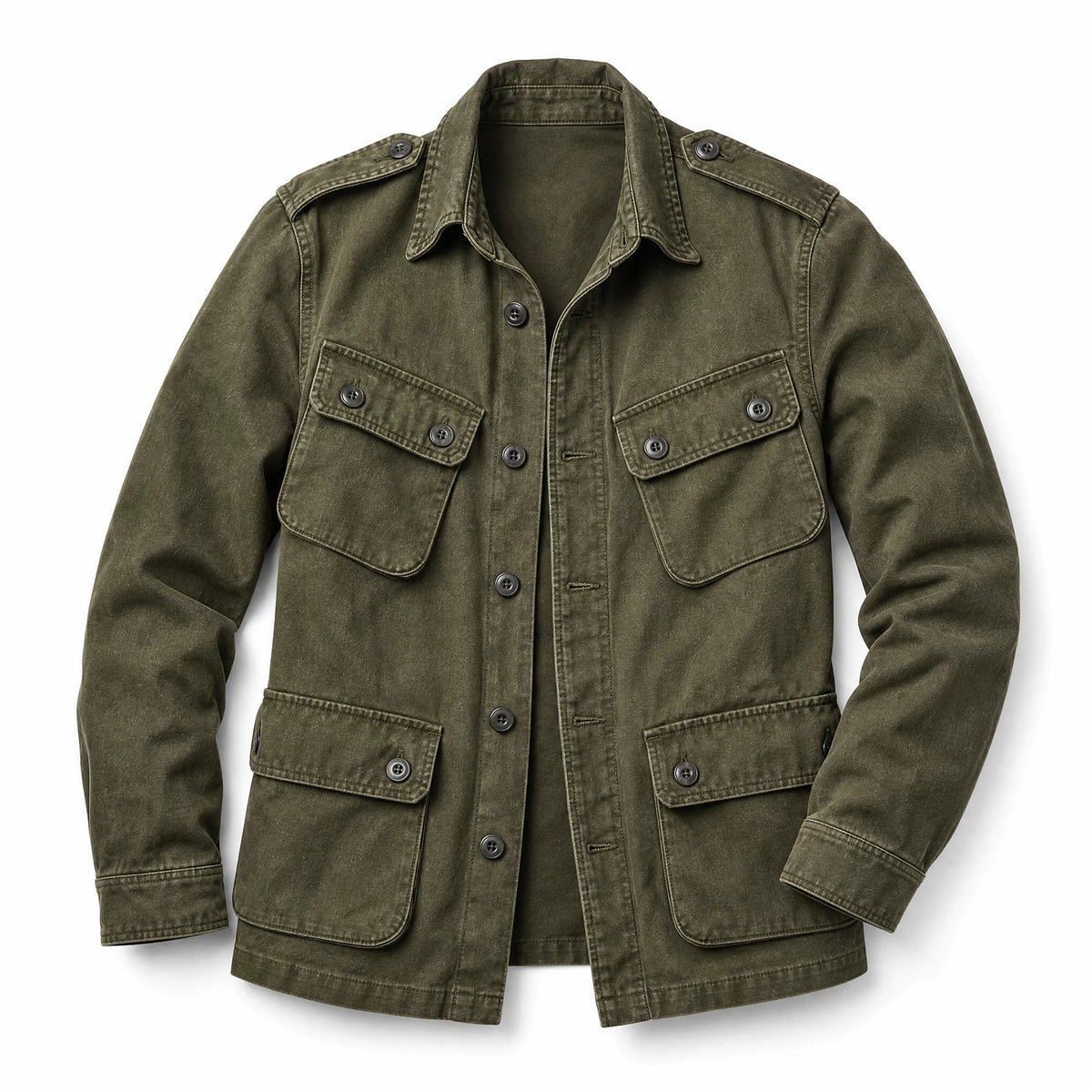 Veste cargo vintage multi-poches Biker - image principale