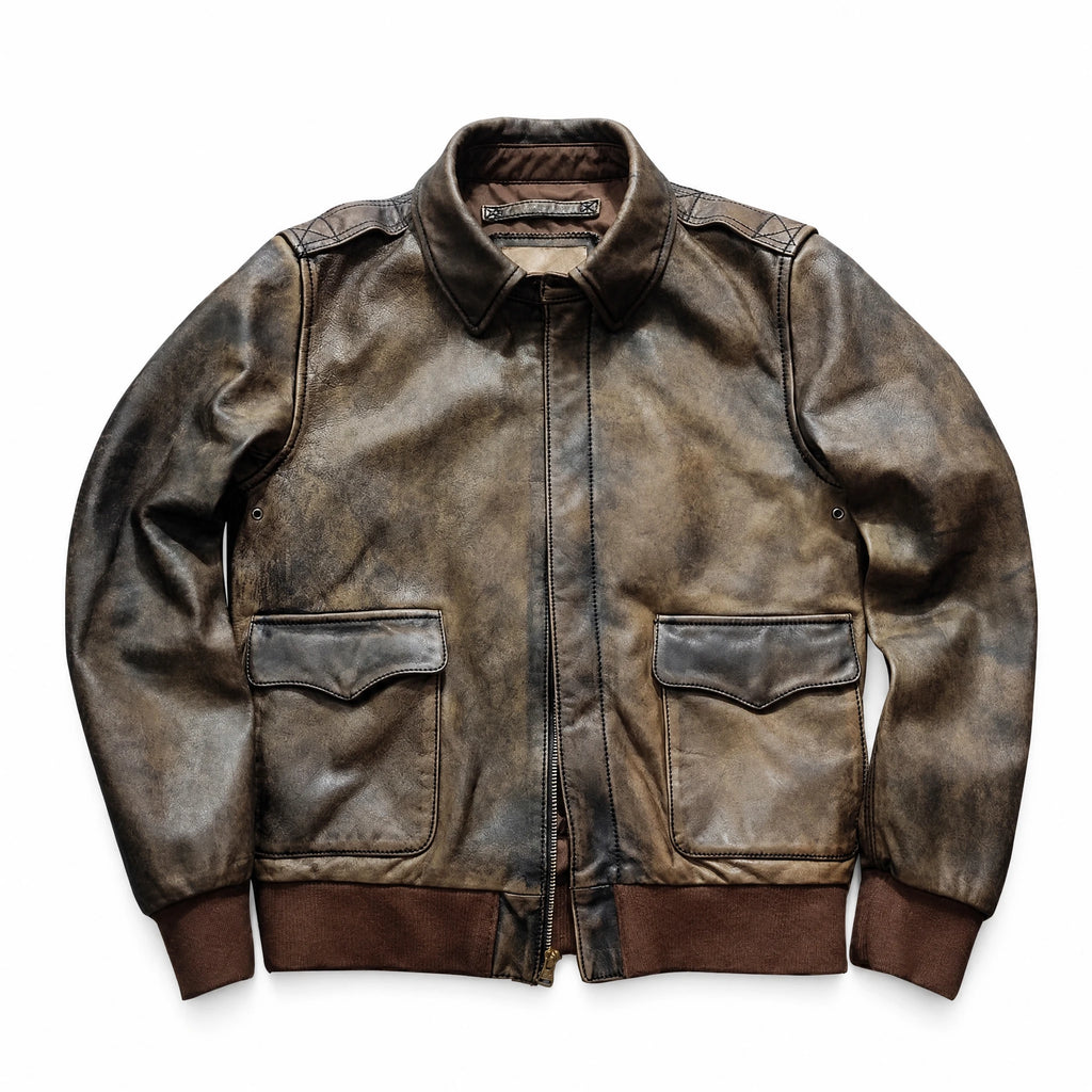 Veste Cuir Chevignon Vintage - image principale