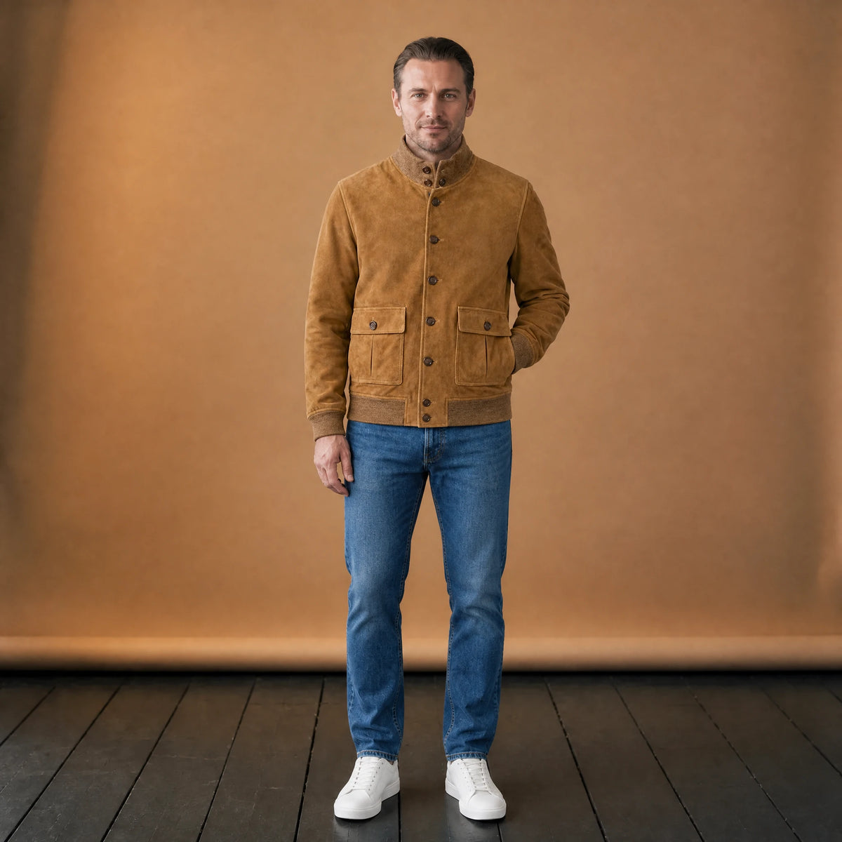 Veste en Daim Homme Vintage - VETEMENT Studio HOMME