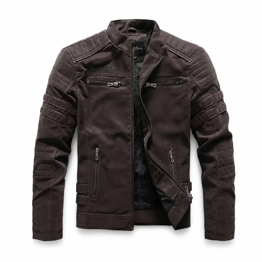 Veste Moto Textile Vintage - image principale