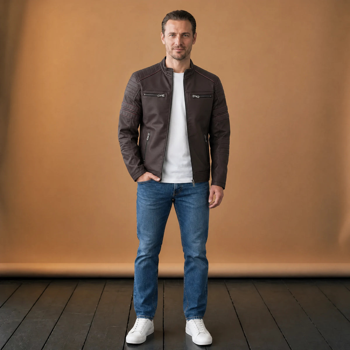 Veste Moto Textile Vintage - VETEMENT Studio HOMME