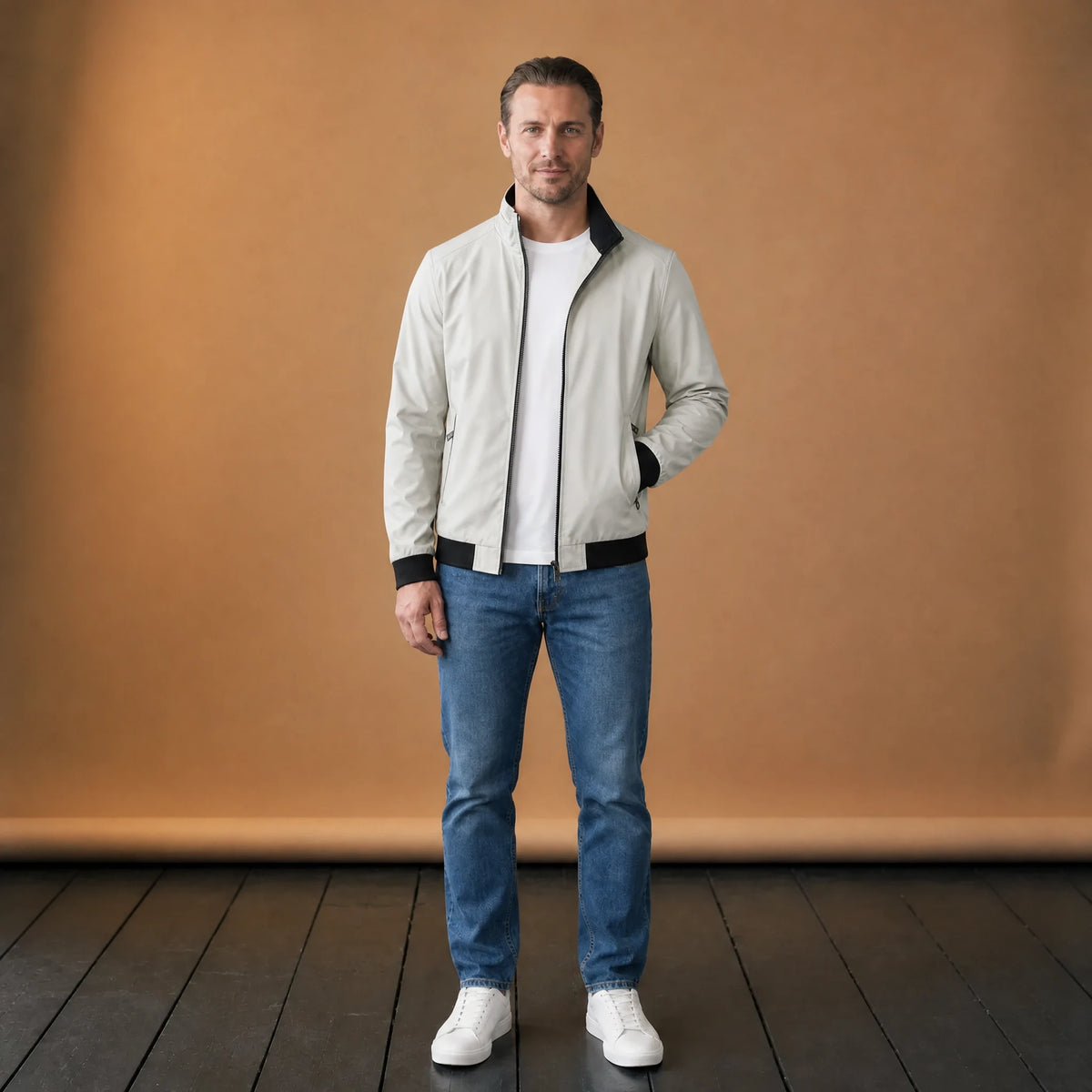 Veste  vintage zippée à col montant - VETEMENT Studio HOMME