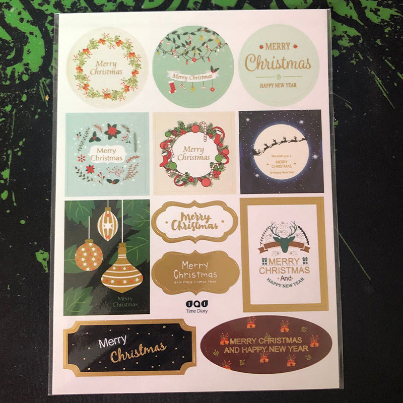 autocollant-de-journal-retro