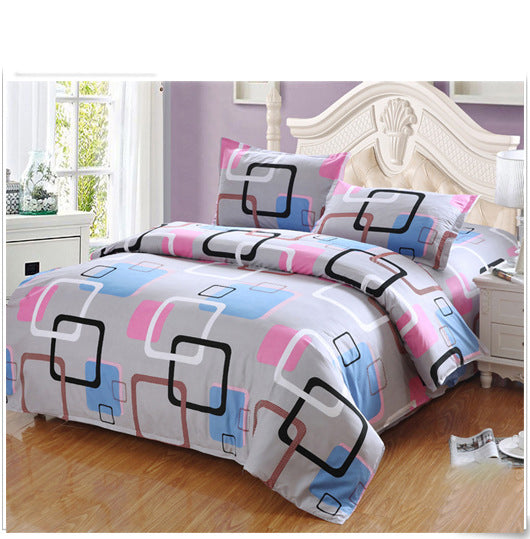 housse-de-couette-drap-lit-simple-vintage