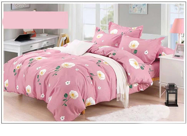 housse-de-couette-drap-lit-simple-vintage