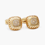 boutons-de-manchette-en-cuivre-avec-diamants-creux-en-or-vintage