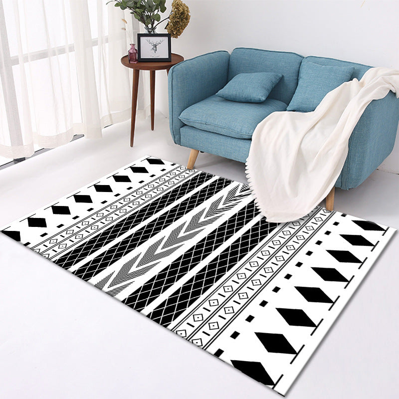 tapis-de-salon-nordique-vintage