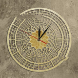 horloge-vintage-en-bois-personnalisee