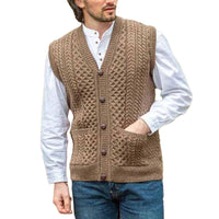 gilet-ample-tricot-boutonnage-simple-vintage