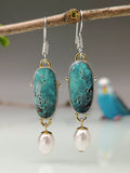 boucles-doreilles-perles-vintage-turquoise