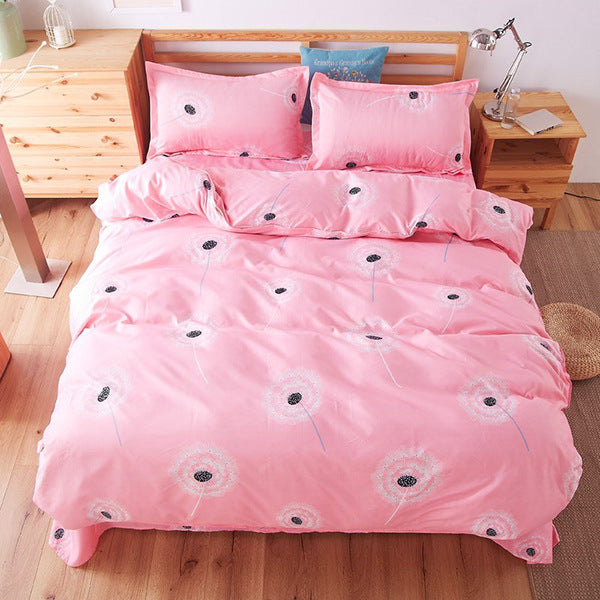housse-de-couette-drap-lit-simple-vintage