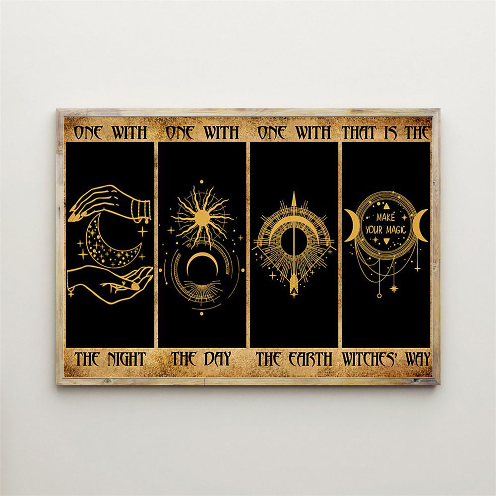 affiche-de-phase-de-lune-vintage