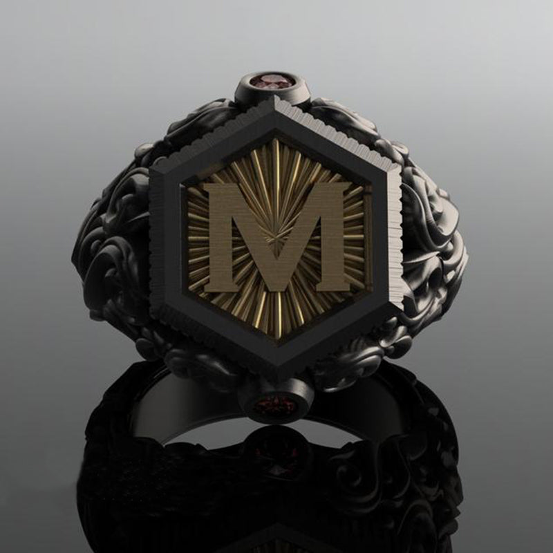 chevaliere-vintage-decoratives-sculptees-personnalisees