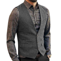 gilet-vintage-tweed-col-v-homme