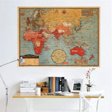 affiche-carte-du-monde-vintage-poster