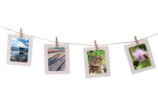 cadre-photo-vintage-en-papier-suspendu