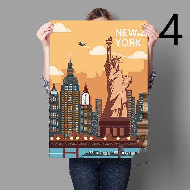 affiche-vintage-world-travel-print