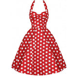 50s-robe-polka-style-vintage-casual-dots