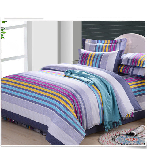 housse-de-couette-drap-lit-simple-vintage