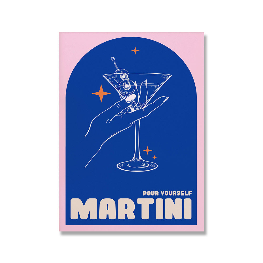 affiche-nordique-vintage-cocktail-toile-peinture-decoration