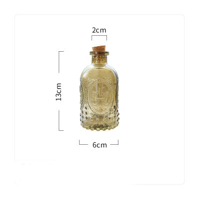 bouteille-en-verre-gaufre-vintage
