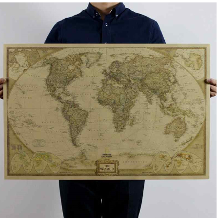Mapa de la vendimia Póster