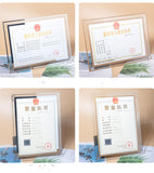 cadre-photo-vintage-de-certificat-en-cristal-de-verre-creatif