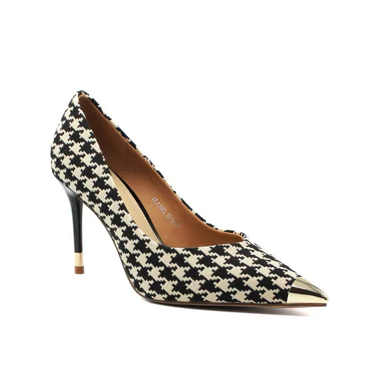 escarpins-bout-pointu-carreaux-vintage
