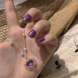 collier-coeur-violet-vintage