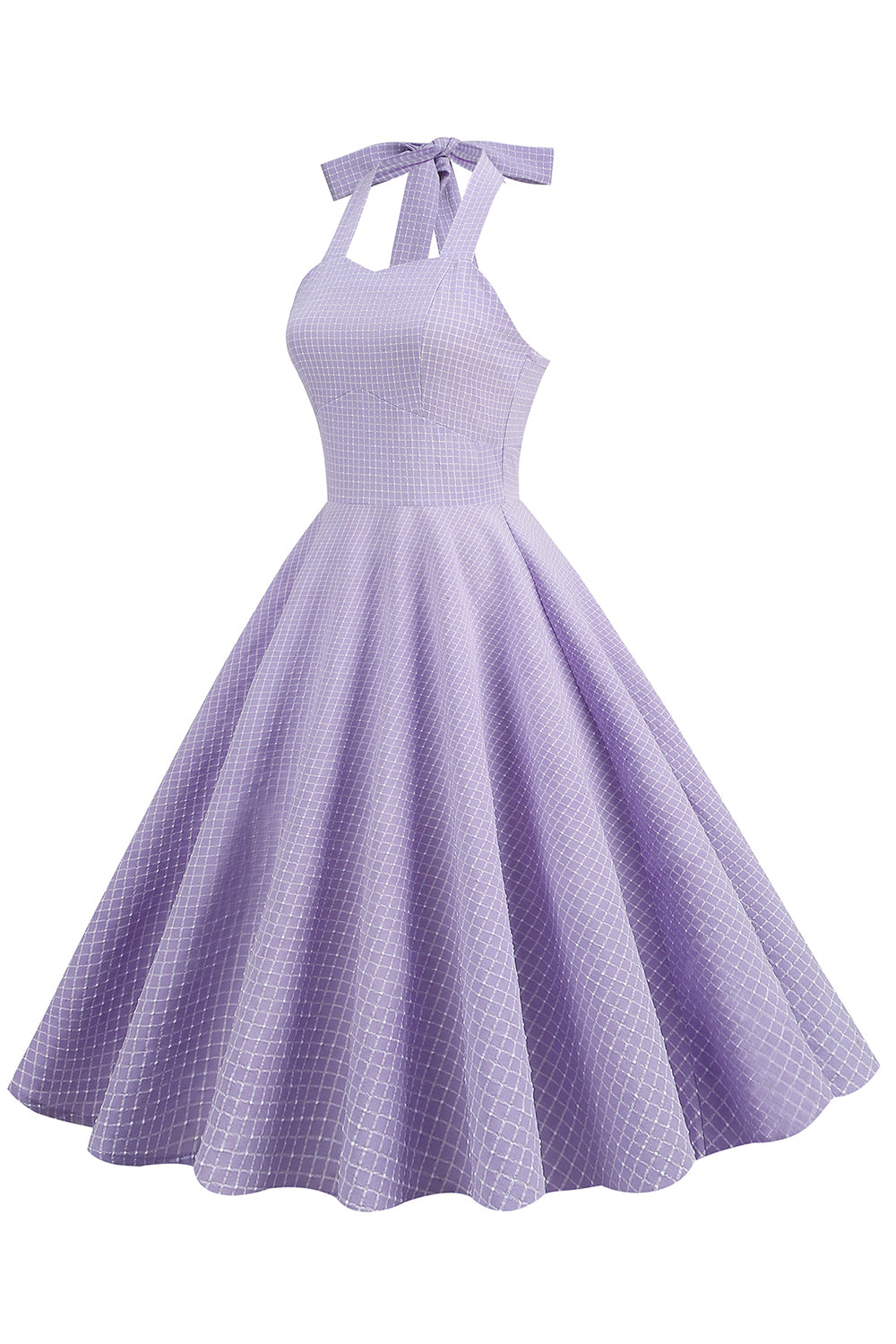 robe-annee-80-a-pois-violet