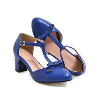 Zapato Mujer Vintage Azul