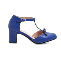 Zapato Mujer Vintage Azul