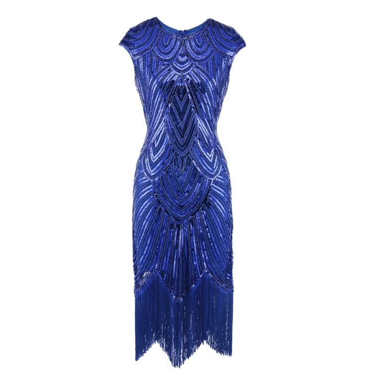 Vestido Charleston rosa talla grande