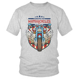 T-shirt Vintage Motorcycle Americain