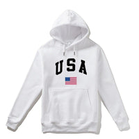 Sweat usa vintage blanc