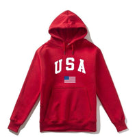 Sweat usa vintage rouge