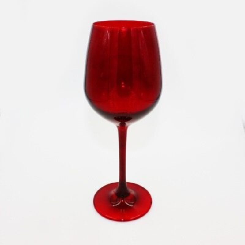 Vidrio rojo de la vendimia