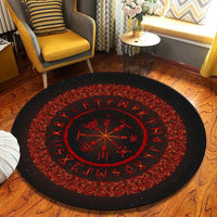 tapis-rond-nordique-vintage